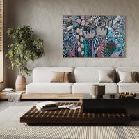 'Busy Blooms’ (183cm x 122cm)