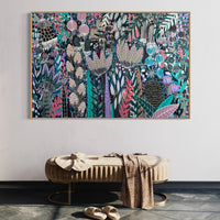 'Busy Blooms’ (183cm x 122cm)