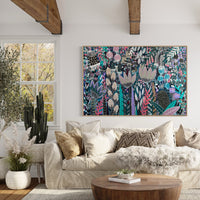 'Busy Blooms’ (183cm x 122cm)