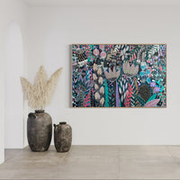 'Busy Blooms’ (183cm x 122cm)