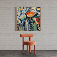 'Tropical Matters' (101.6cm x 101.6cm) - Kith and Kin Yarraville