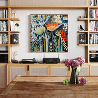 'Tropical Matters' (101.6cm x 101.6cm) - Kith and Kin Yarraville