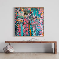 'Bounty of Blooms' (101cm x 101cm)