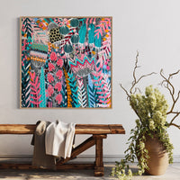 'Bounty of Blooms' (101cm x 101cm)