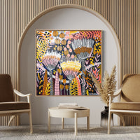 'My Garden Empire' (101.6cm x 101.6cm) - SOLD