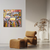 'My Garden Empire' (101.6cm x 101.6cm) - SOLD