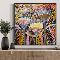 'My Garden Empire' (101.6cm x 101.6cm) - SOLD