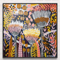 'My Garden Empire' (101.6cm x 101.6cm) - SOLD