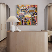 'My Garden Empire' (101.6cm x 101.6cm) - SOLD