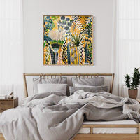 'Flora's Fancy' (101.6cm x 101.6cm) - SOLD