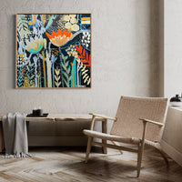 'Tropical Matters' (101.6cm x 101.6cm) - Kith and Kin Yarraville