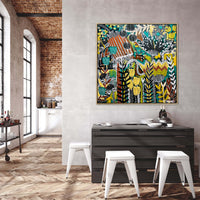 'Door Left Open’ (101.6cm x 101.6cm) -SOLD