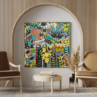 'Door Left Open’ (101.6cm x 101.6cm) -SOLD