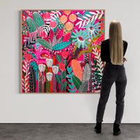'Towards The Sun' (122cm x 122cm) - SOLD