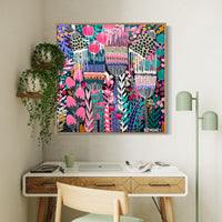 'Balancing Blooms' (101.6cm x 101.6cm) - SOLD
