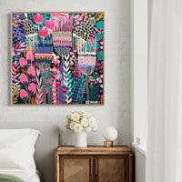 'Balancing Blooms' (101.6cm x 101.6cm) - SOLD