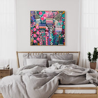 'Balancing Blooms' (101.6cm x 101.6cm) - SOLD