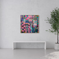 'Balancing Blooms' (101.6cm x 101.6cm) - SOLD