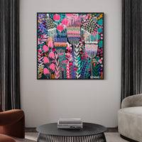 'Balancing Blooms' (101.6cm x 101.6cm) - SOLD