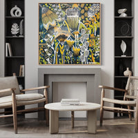 'Falling Stars’ (101.6cm x 101.6cm) - SOLD