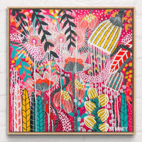 'Firefly Forest' (76cm x 76cm) - SOLD