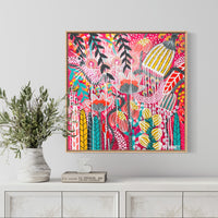 'Firefly Forest' (76cm x 76cm) - SOLD