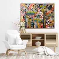 'Border Blooms II’ (122cm x 92cm) - SOLD