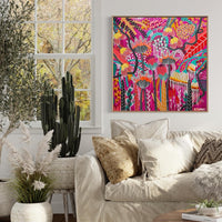 'Liquorice Allsorts' (100cm x 100cm) - SOLD