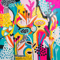 'Ultra Botanicals' (101cm x 101cm) - SOLD