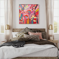 'Phoenix' (101.6cm x 101.6cm) SOLD