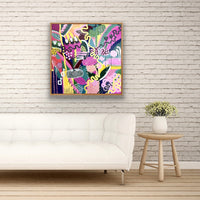 'Fertile Forest' (101cm x 101cm) - SOLD