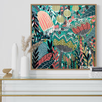 'The Emerald Hideaway' (76cm x 76cm) - SOLD
