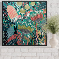 'The Emerald Hideaway' (76cm x 76cm) - SOLD