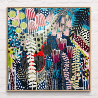 'Ghost Flowers' (101.6cm x 101.6cm) - SOLD