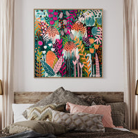 'Ruby Sunshine I’ (101.6cm x 101.6cm) - SOLD