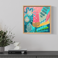 'Earthy Sunset Botanicals VI' (30cm x 30cm) - SOLD