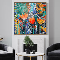 'Club Tropicana’ (101.6cm x 101.6cm) - SOLD