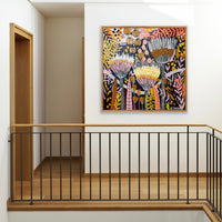 'My Garden Empire' (101.6cm x 101.6cm) - SOLD