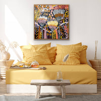 'My Garden Empire' (101.6cm x 101.6cm) - SOLD