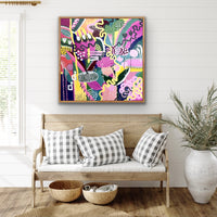 'Fertile Forest' (101cm x 101cm) - SOLD