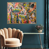 'Border Blooms II’ (122cm x 92cm) - SOLD