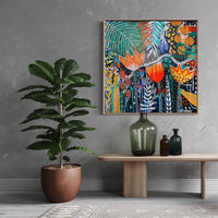 'Club Tropicana’ (101.6cm x 101.6cm) - SOLD