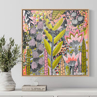 'Coconut Ice' (76cm x 76cm) - SOLD