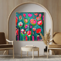 'The Hanging Garden' (101.6cm x 101.6cm) - SOLD