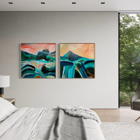 'Walshs Pyramid’ (101.6cm x 101.6cm) - SOLD