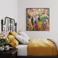 'Border Blooms I’ (101.6cm x 101.6cm) - SOLD