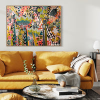'Border Blooms II’ (122cm x 92cm) - SOLD