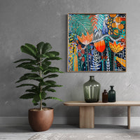 'Club Tropicana’ (101.6cm x 101.6cm) - SOLD