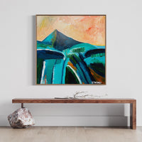 'Walshs Pyramid’ (101.6cm x 101.6cm) - SOLD