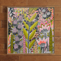 'Coconut Ice' (76cm x 76cm) - SOLD